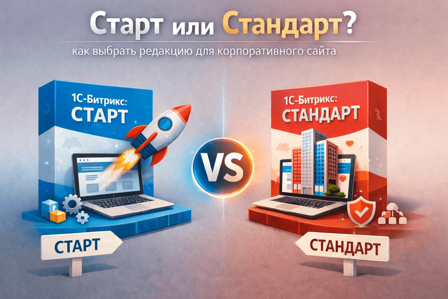 Старт или Стандарт: как выбрать редакцию для корпоративного сайта в Владивостоке